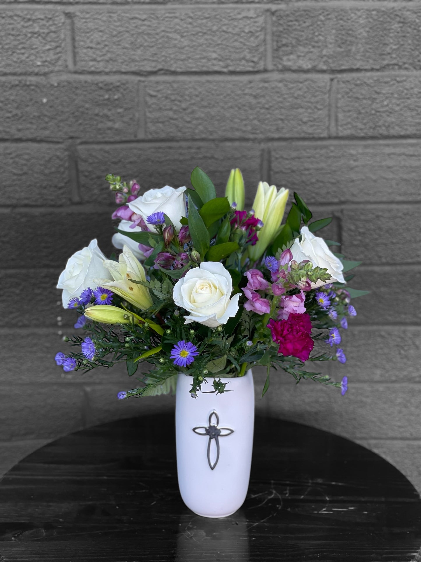 Rose and Lily Faithful Bouquet