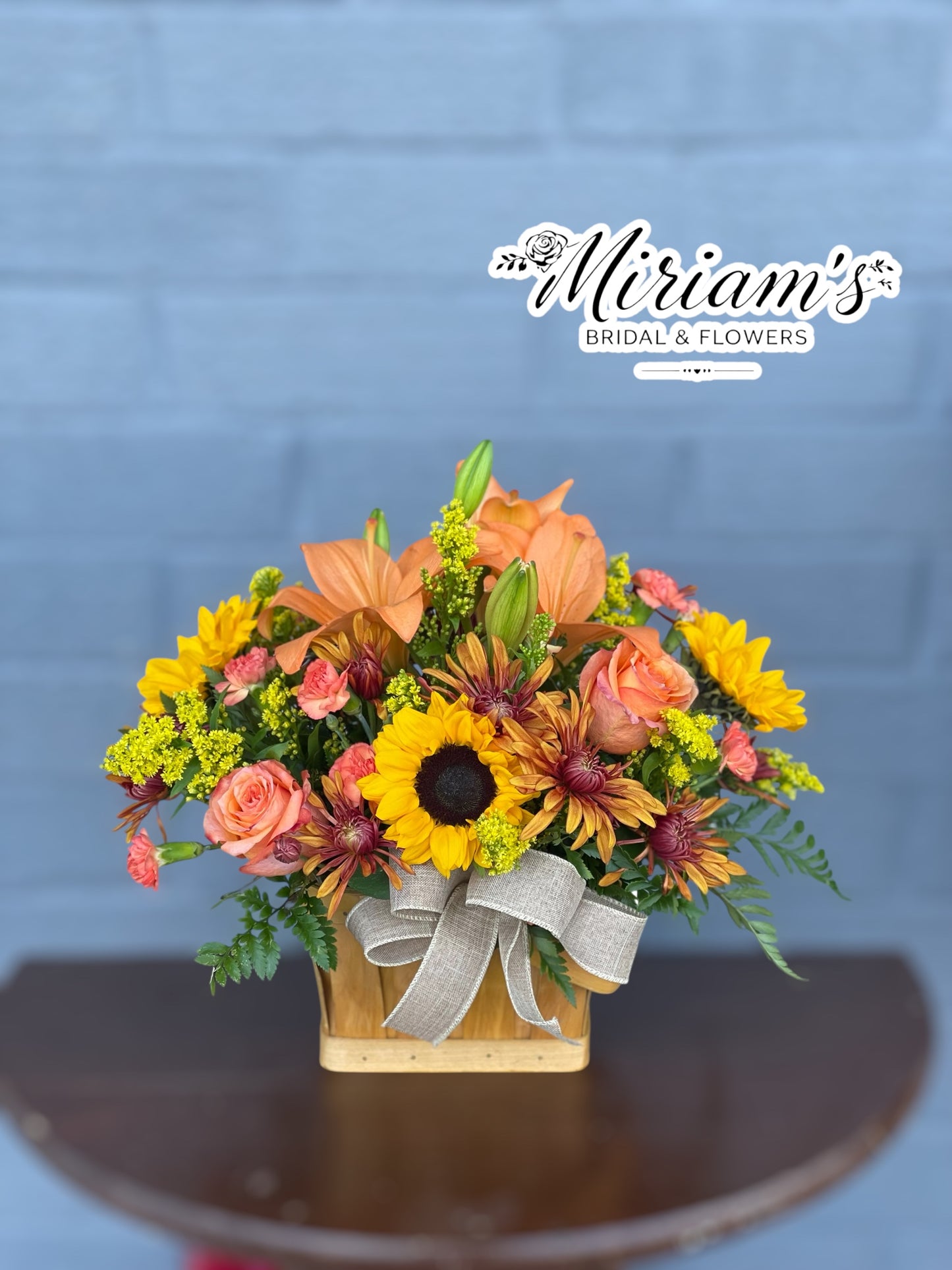 The Autumn Flower Basket