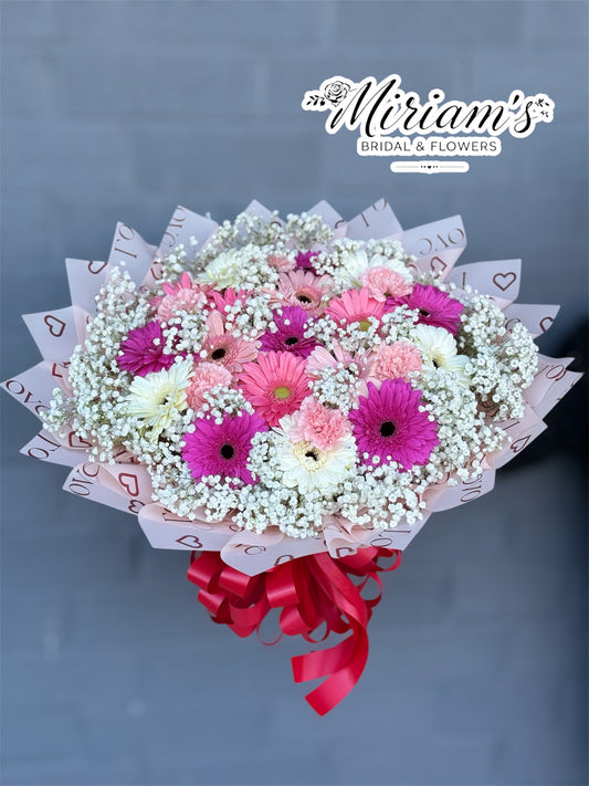 Mix Gerberas Wrapped Bqt