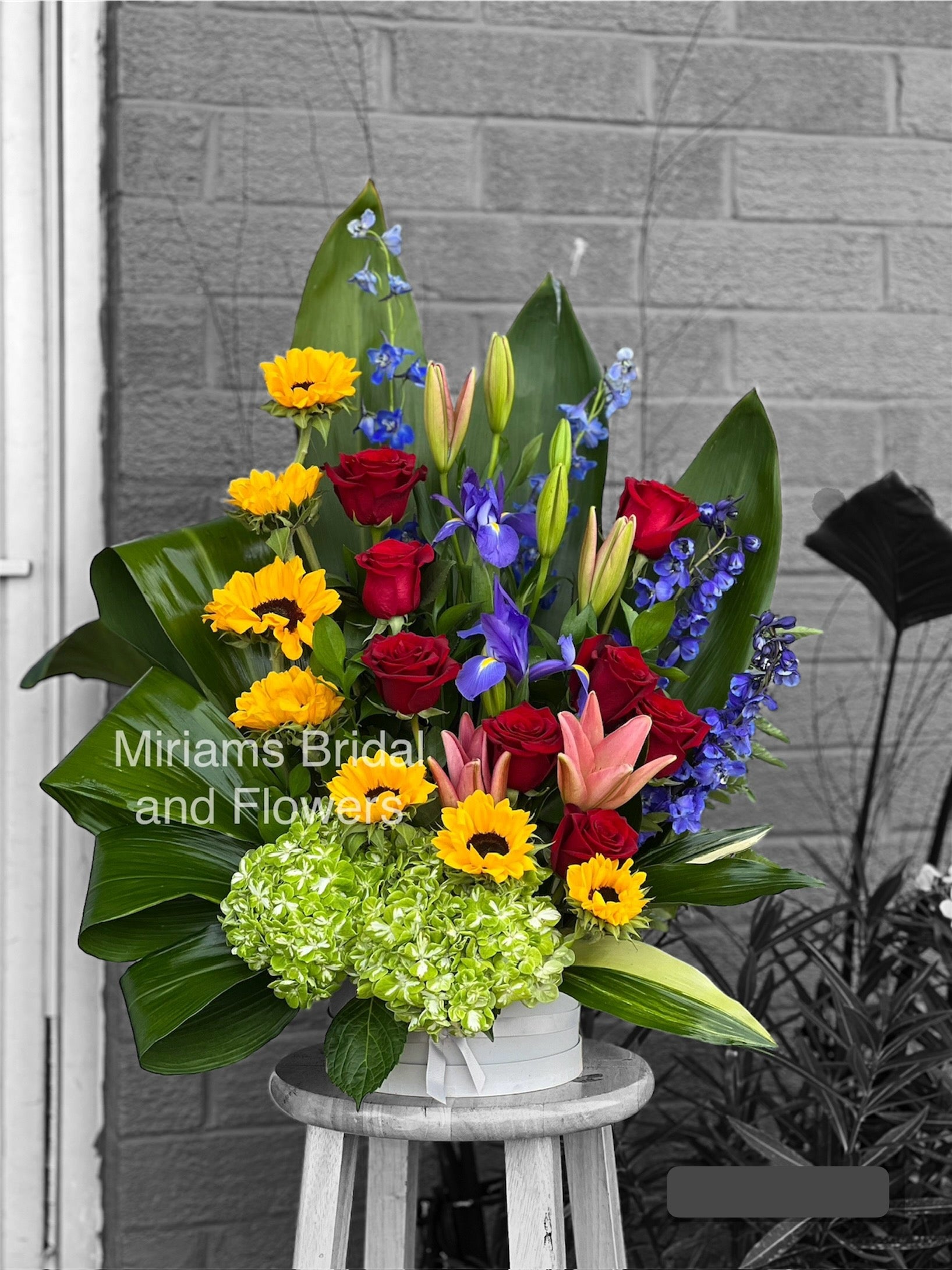 Sunflower and Rose Rise – Miriam's Bridal and Flowers