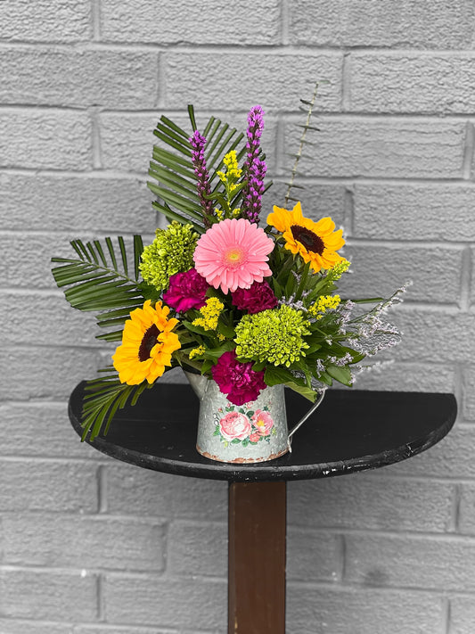 Mom's Flower Pitcher